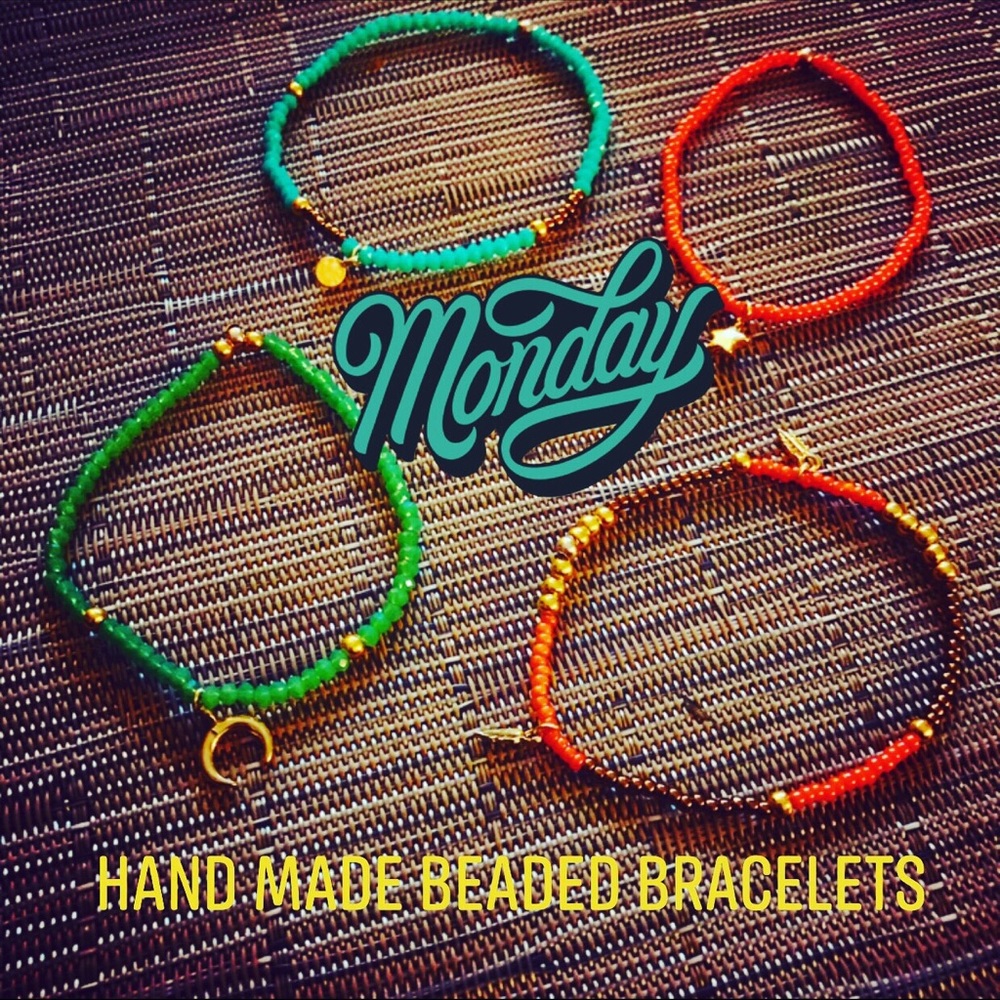 Hand made beaded bracelets